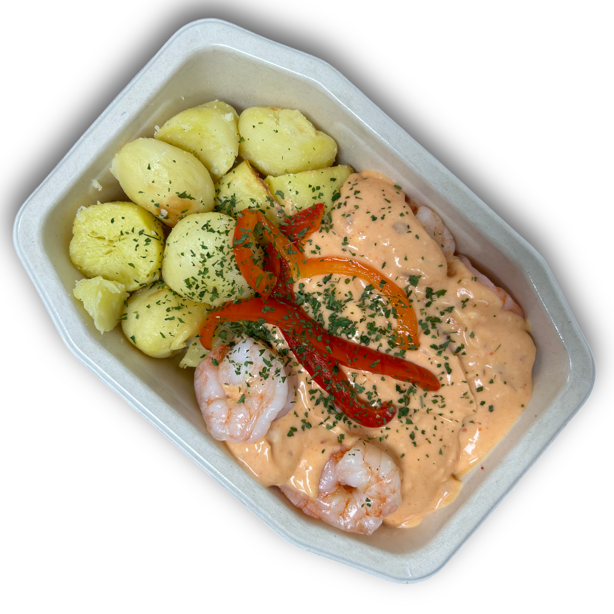 The Goody Foody | Dynamite Shrimps Aardappelen Meal prep maaltijd